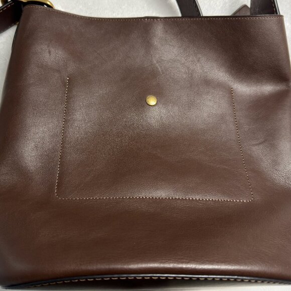 2025 updated Coach Bleecker Bucket Bag in Maple - Picture 7 of 15